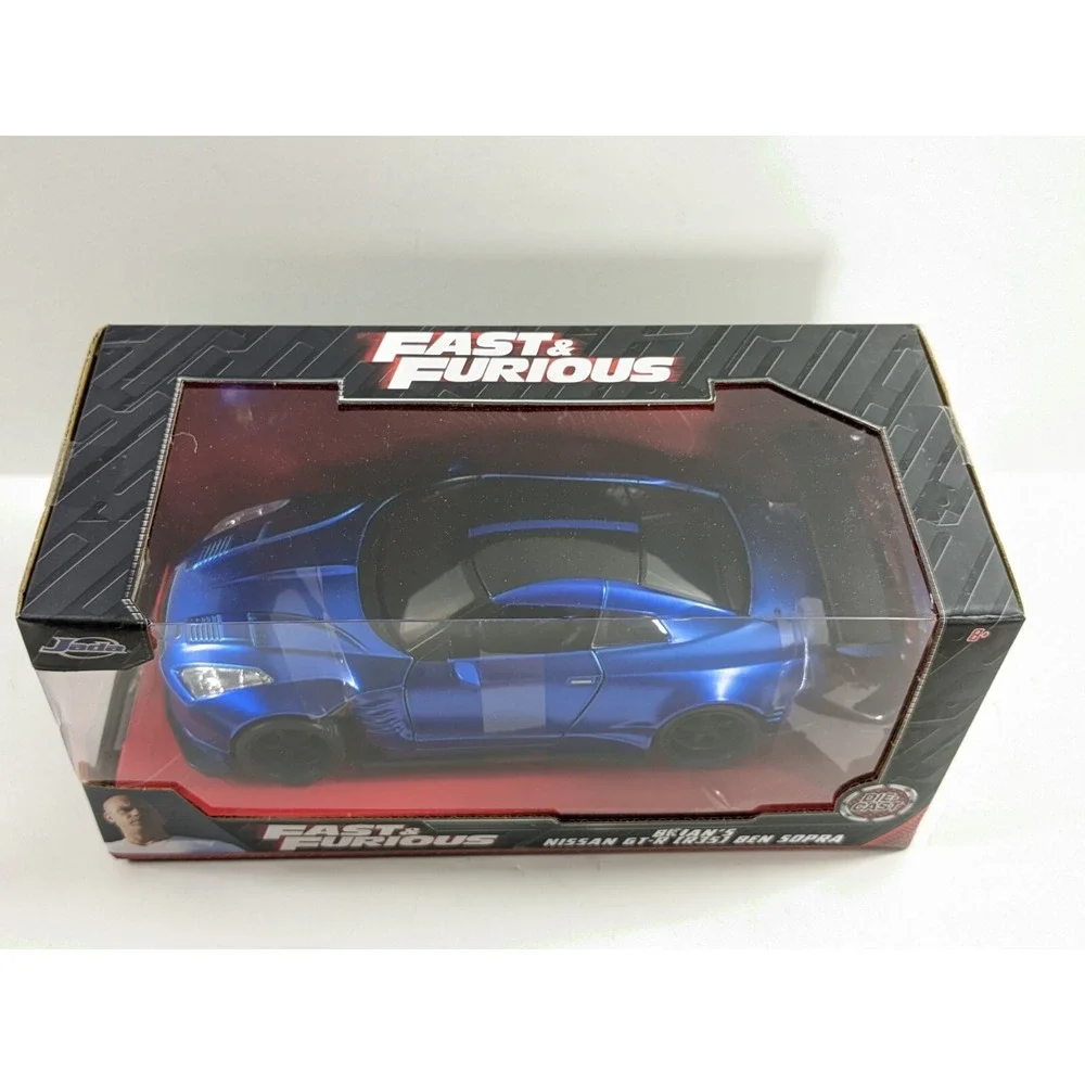 JADA‎ Fast and Furious 9 Brian's Nissan GT-R R35 Ben Sopra Blue Diecast Car 1/32